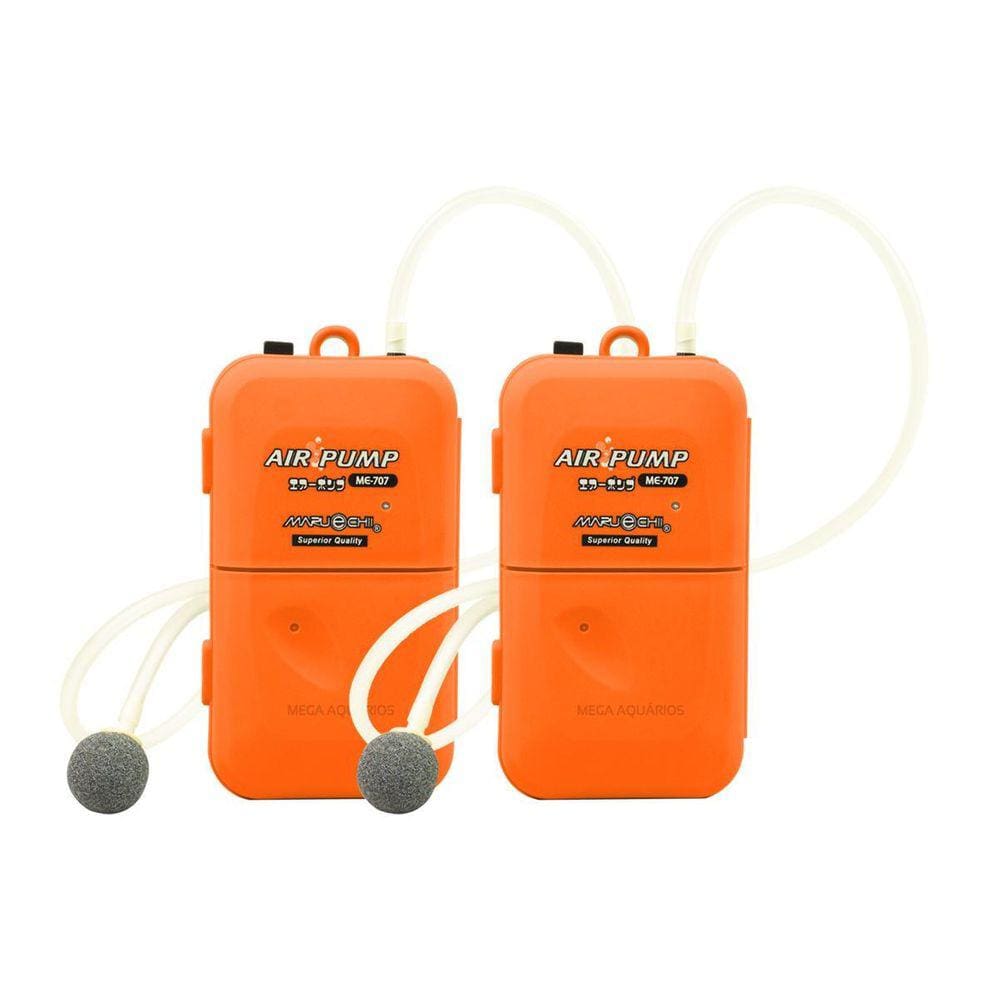 2 Compressor Ar 707 S/ A Pilha 1 Saída Para Isca Viva