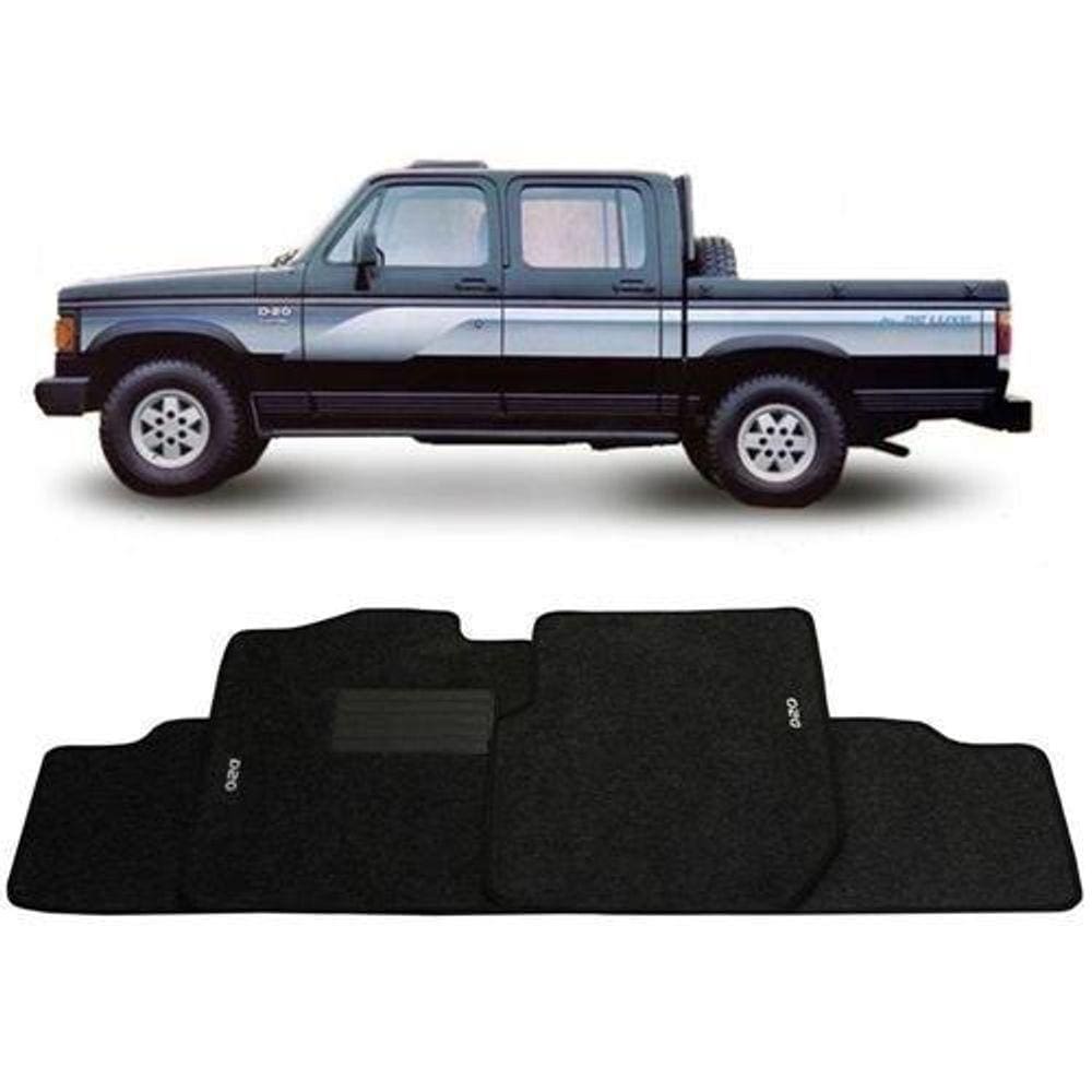Tapete Automotivo D20 1995 Base Pinado