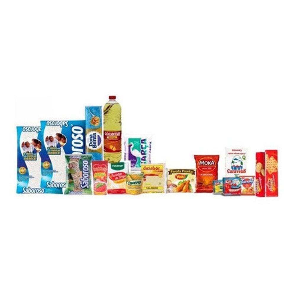 Cesta Básica De Alimentos  18 Itens  Doação