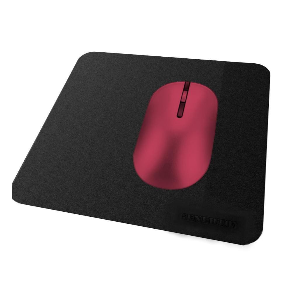 Mouse Pad Slim Em Couro Sintético 20X20 Para Escritorio