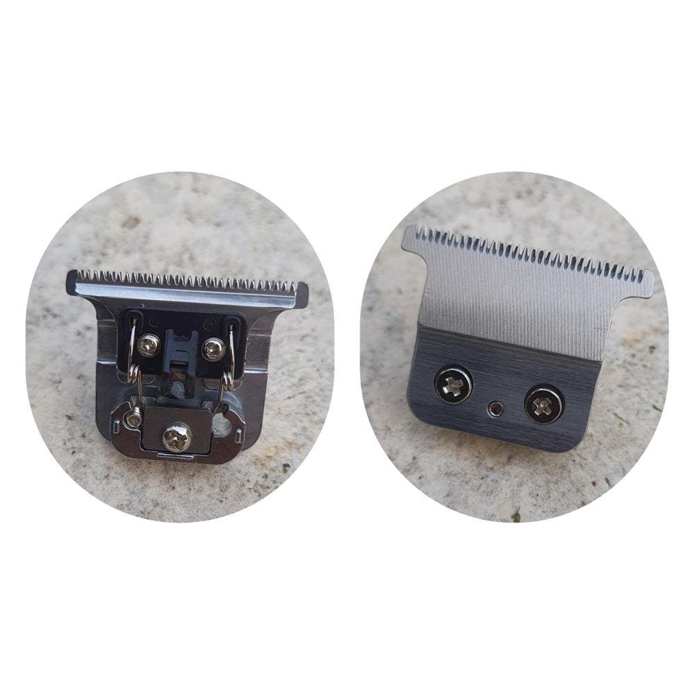 Lâmina Máquina Acabamento Kemei Km I32 Prata Hair Clipper