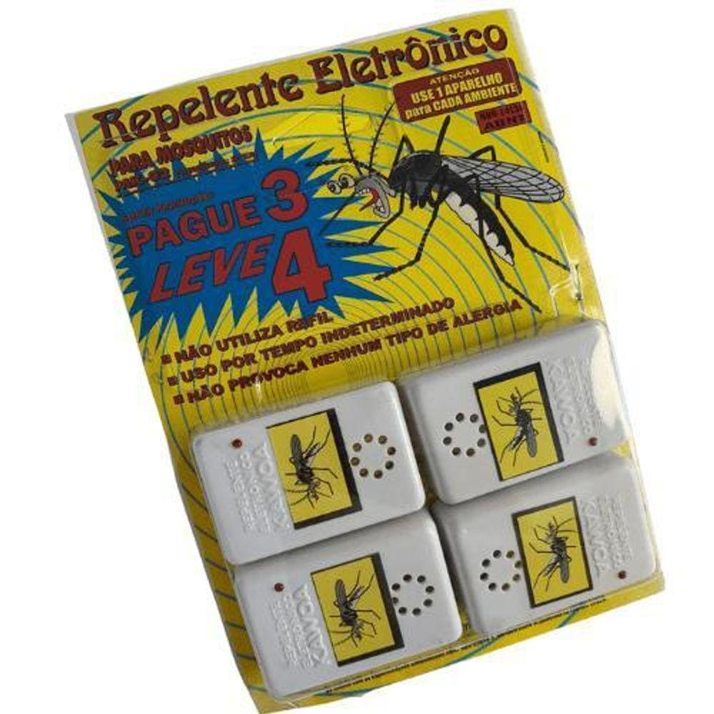 Cartela Promocional Com 4 Repelentes Para Mosquito Kawoa