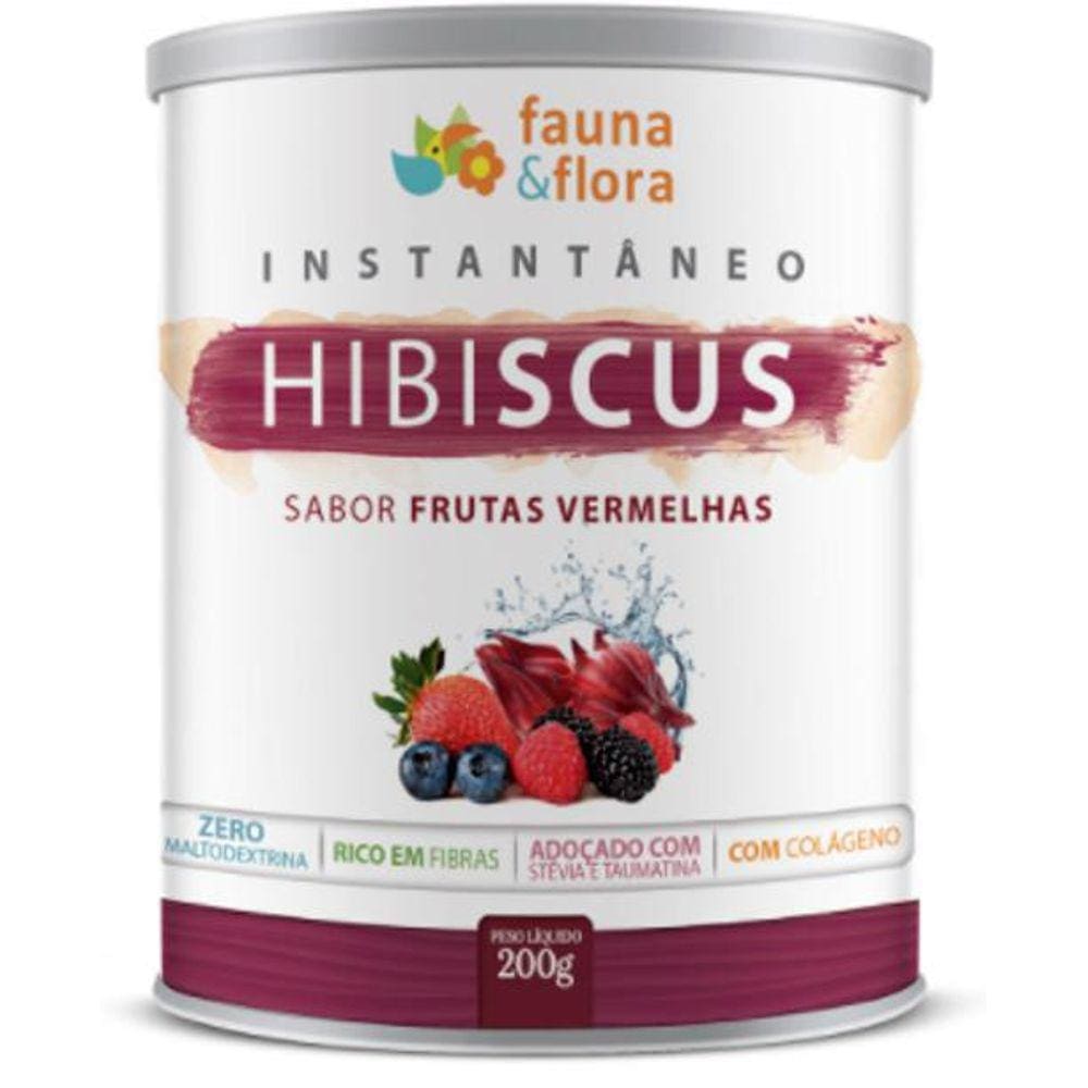 Instantaneo Zero Malto Hibiscus Frutas Vermelhas - 200G