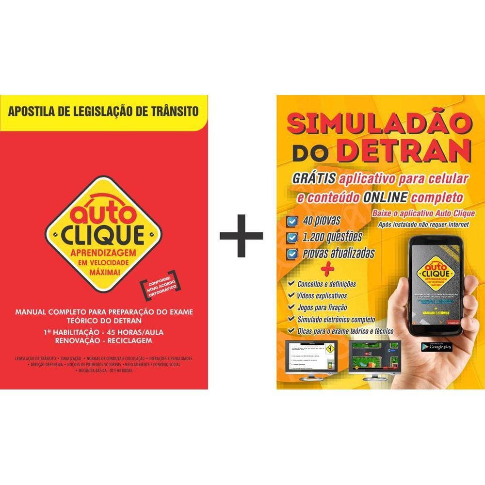 Apostila De Legislação De Trânsito + Simulado De Prova + App