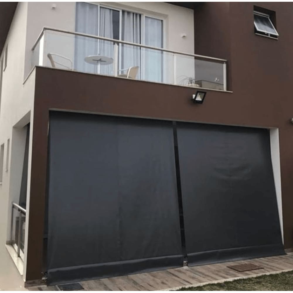 Toldo Cortina Preto - 1,70m x 2,10m - kit completo
