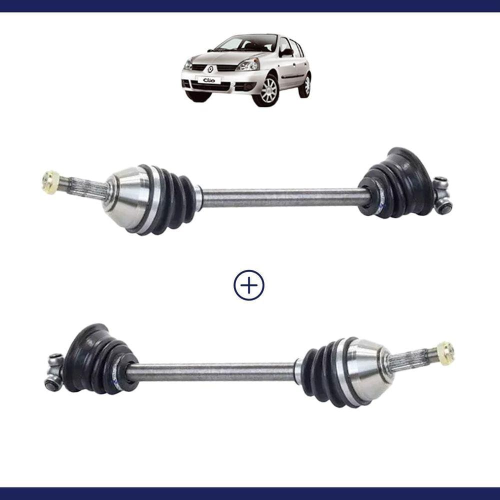Par 2 Semi Eixo Renault Clio Kangoo 1.0 1.6 Esquerdo Direito