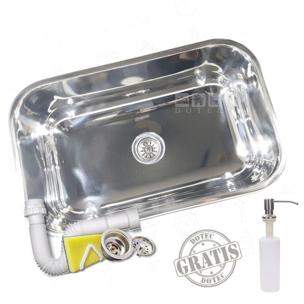 Kit Cuba N2 Inox Alto Brilho 56x34x17 Tecnocuba Com Dosador