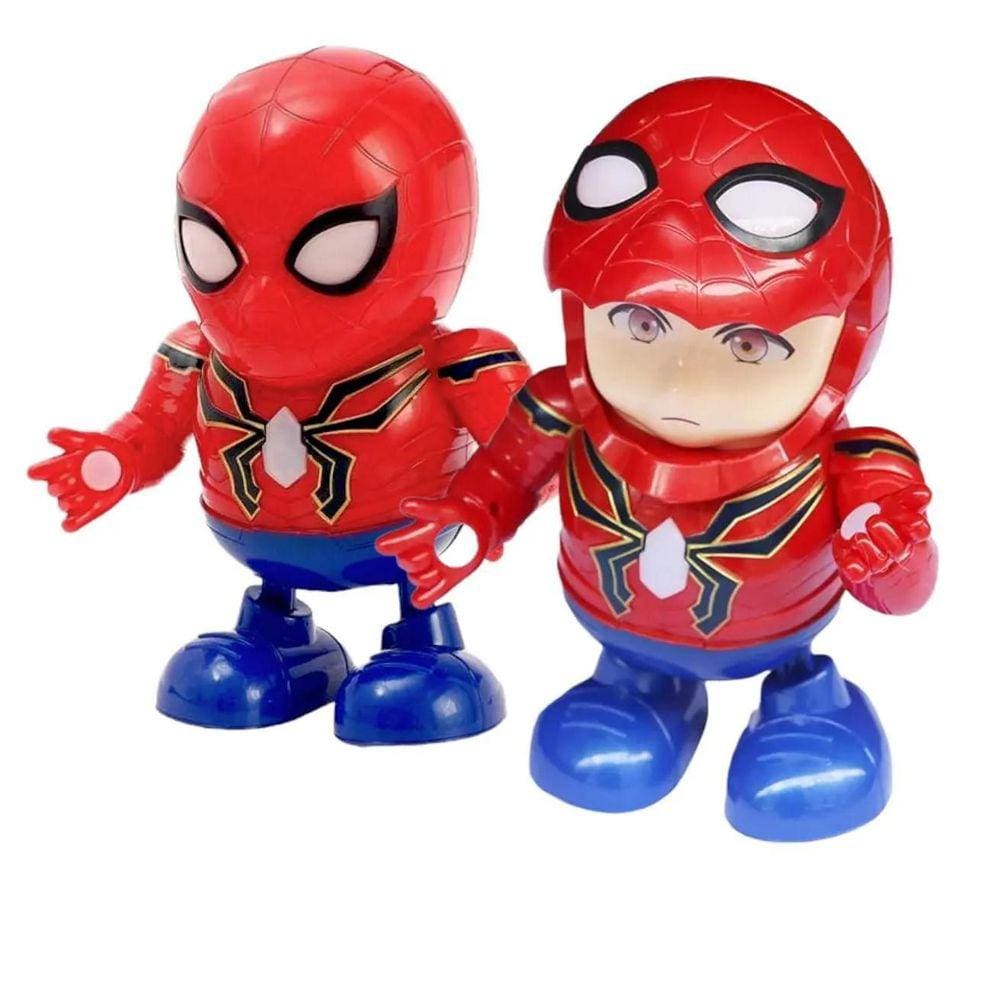 Boneco Robô Homem Aranha Dançarino 20Cm