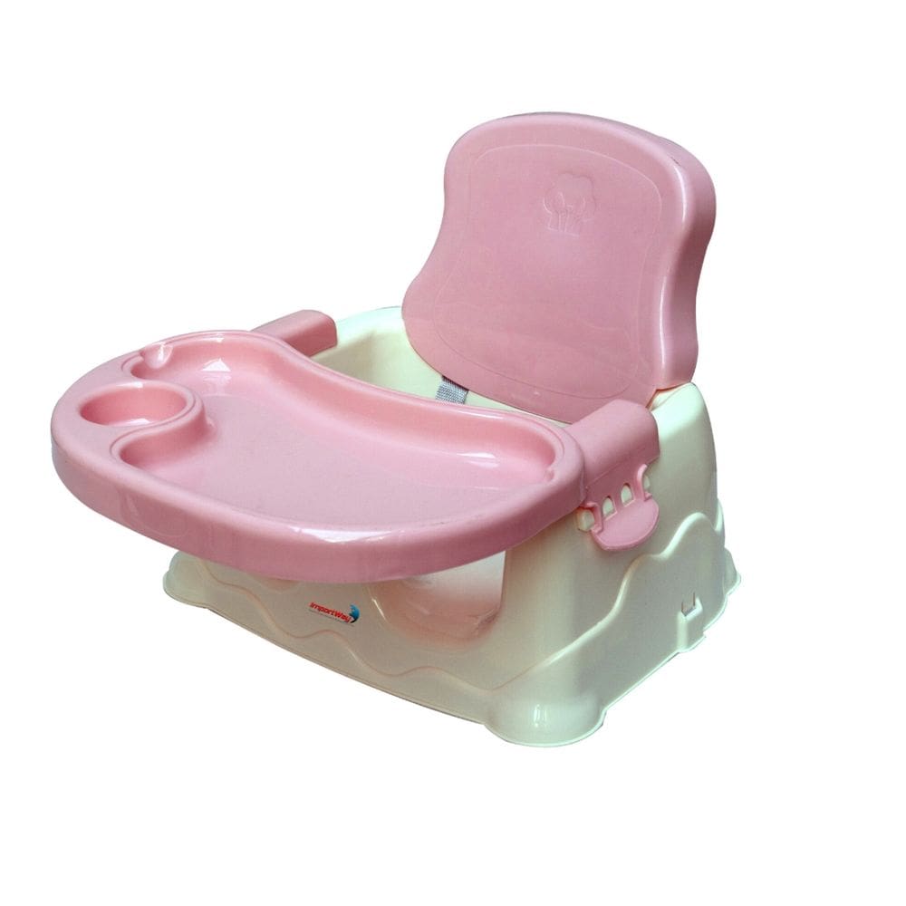 Cadeira Alimentação Bebe Assento Elevatório Booster Rosa