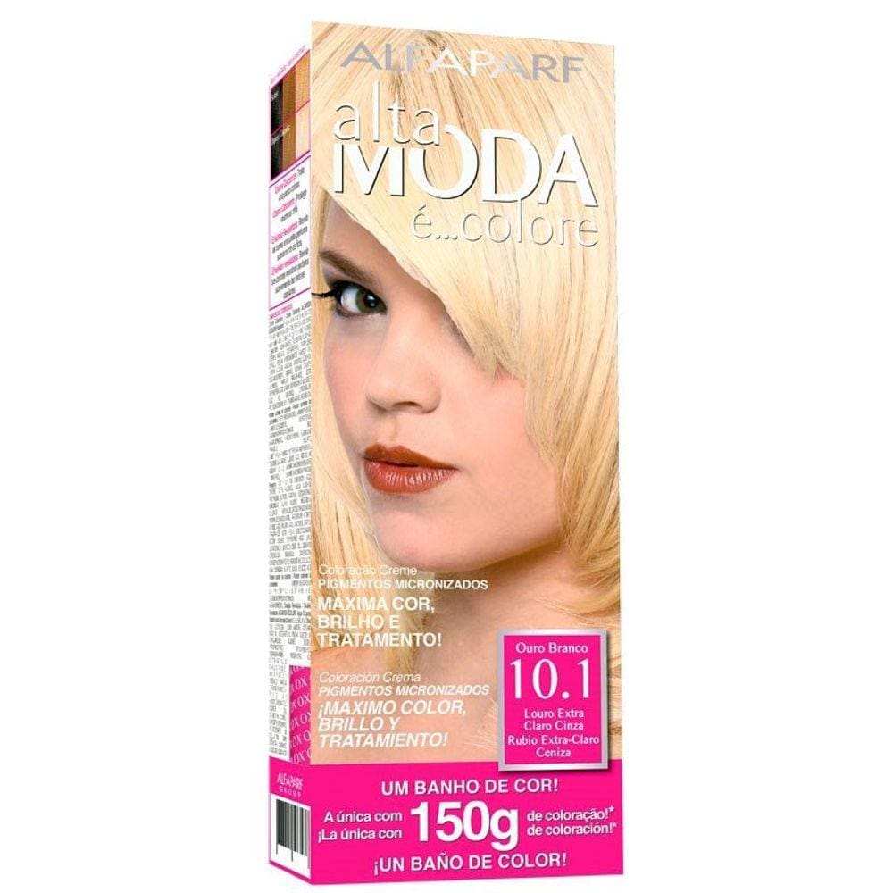 Tintura Alta Moda Louro Extra Claro Cinza 10.1