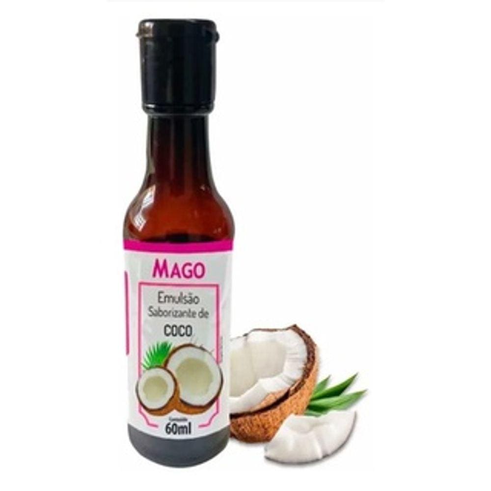 Emulsão Saborizante Essência Coco 60ml Mago