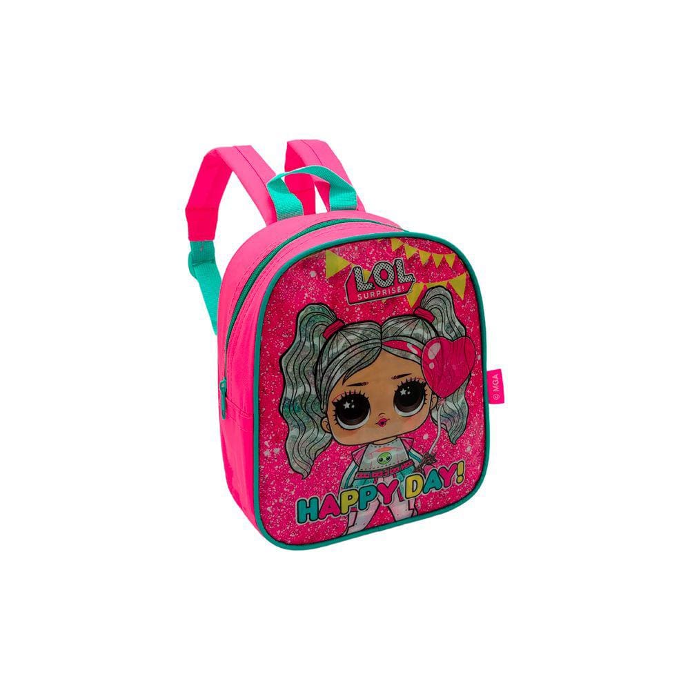 Kit Mochila Escolar Infantil Lol Bffs 4 Eva Com Rodinhas