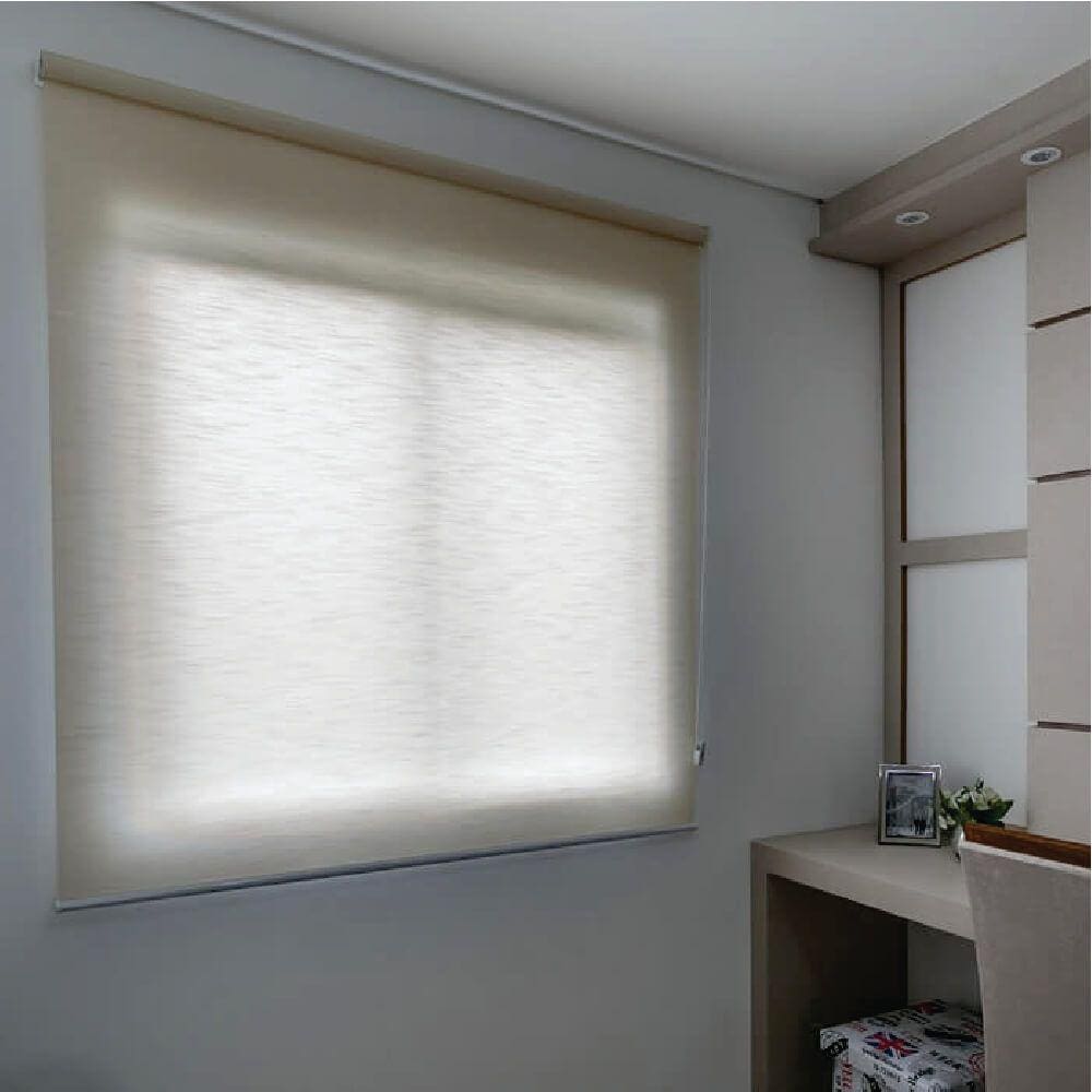 Persiana Rolo Translucida Bege - 1,20m x 1,30m