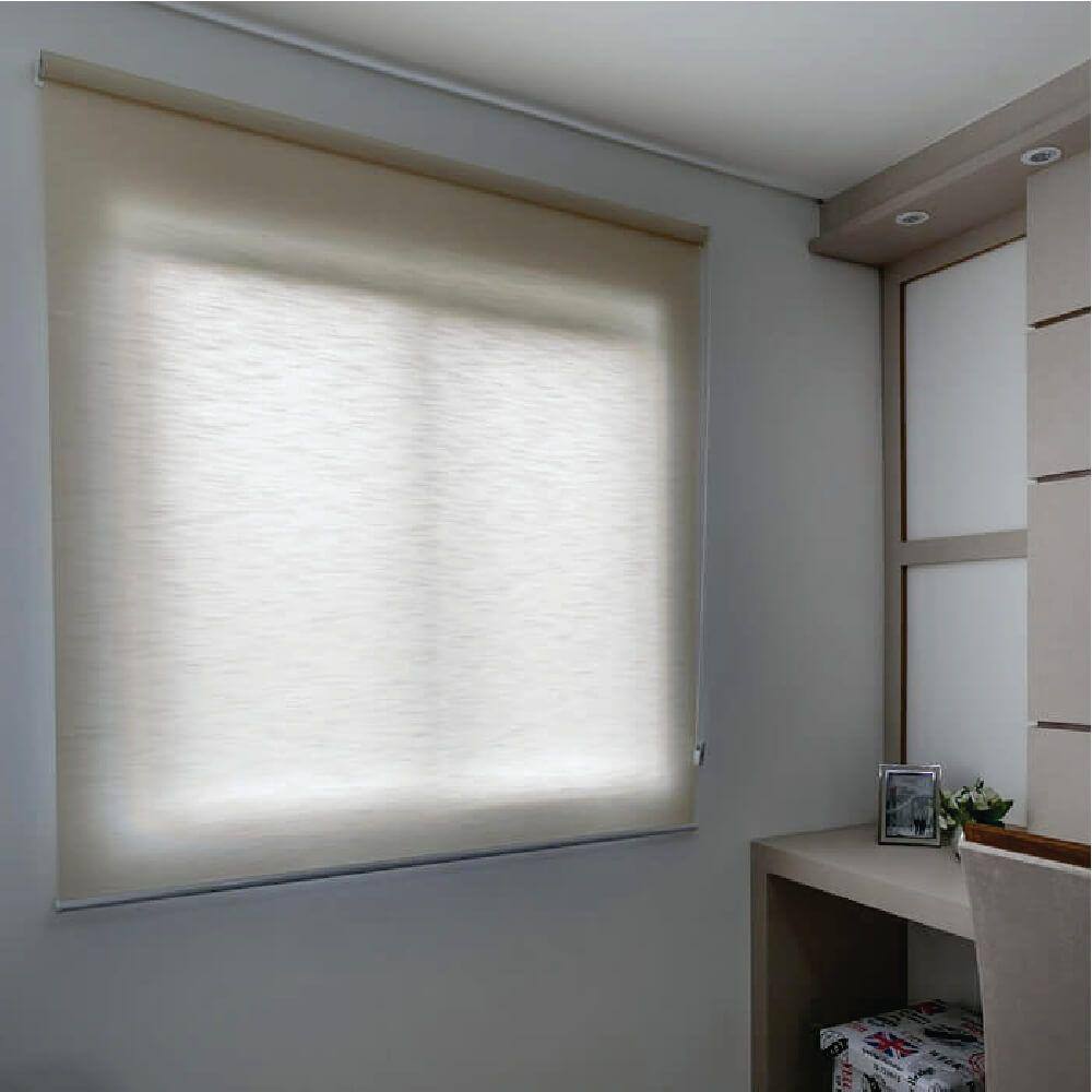 Persiana Rolo Translucida Bege - 1,60m x 1,50m