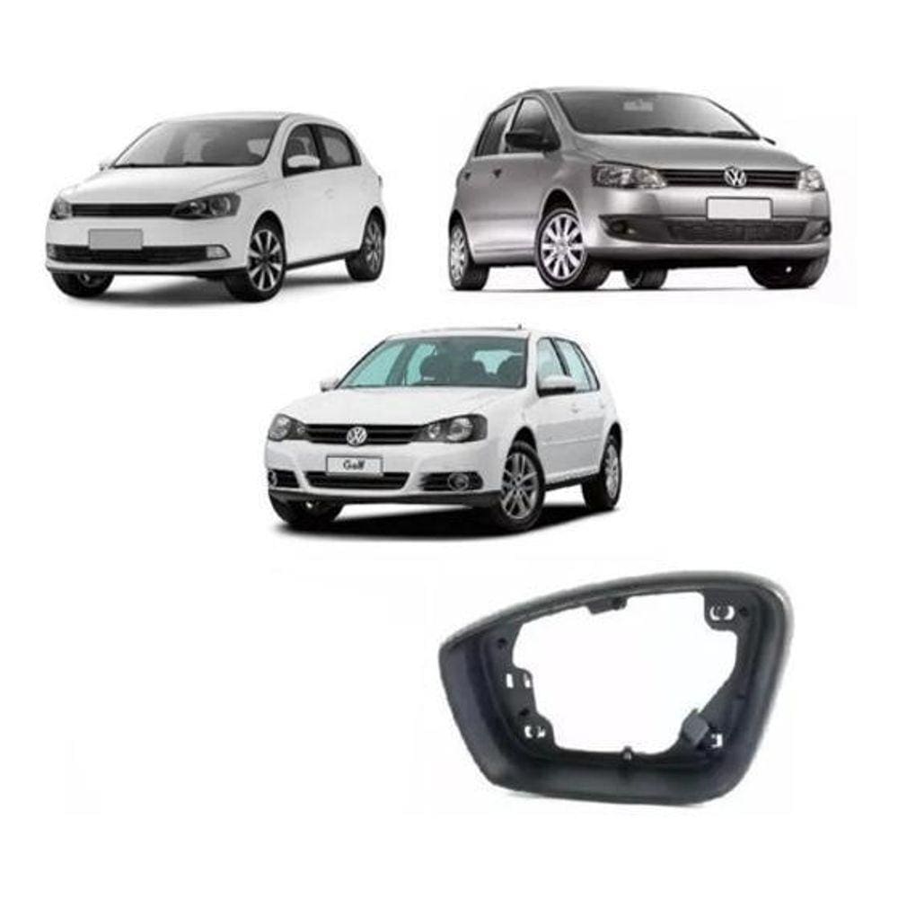 Moldura Retrovisor Sem Furo Gol Voyage Saveiro G6 Fox Up Le