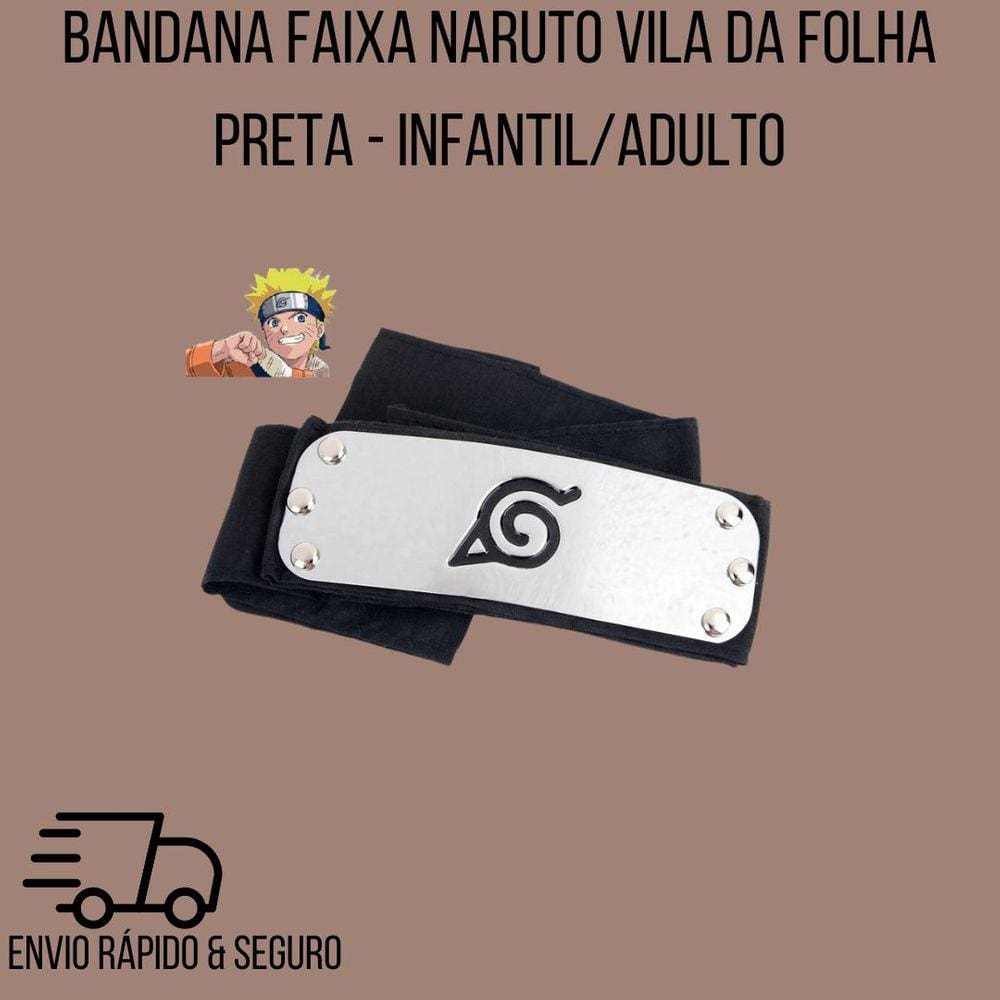 Bandana Cosplay Infantil Anime Naruto Aldeia Da Nuvem