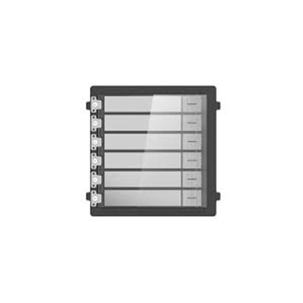 Modulo de 6 TECLAS/BOTOES Hikvision DS-KD-KK P/ DS-KD8003-IME1