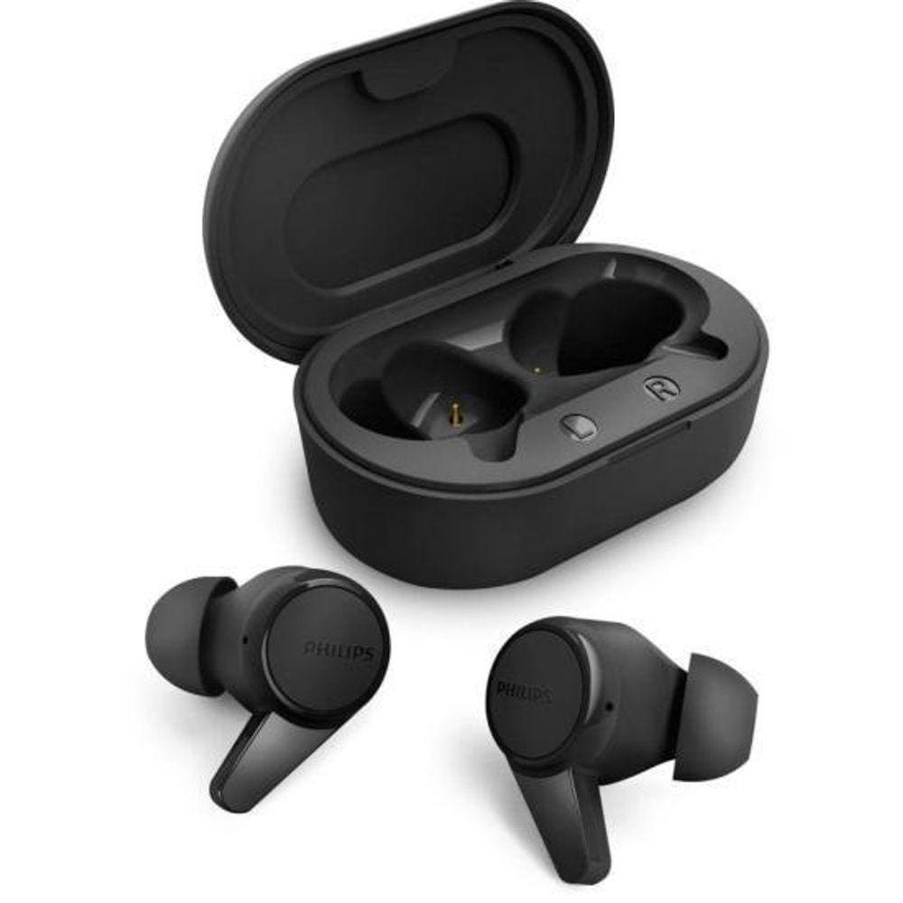 Fone De Ouvido Bluetooth True Wireless Philips Sem Fio Preto