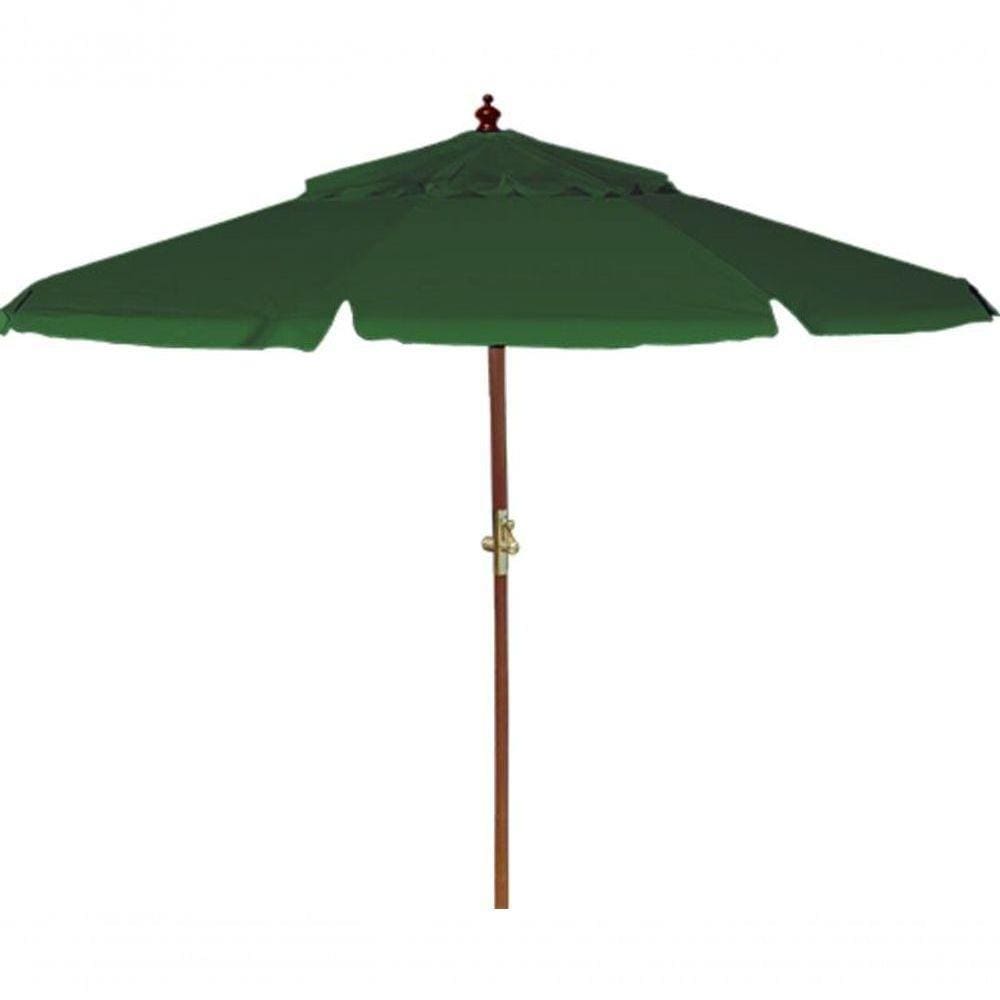 Ombrellone Madeira Cobertura Pvc Manivela 2,70m Verde Bel Lazer