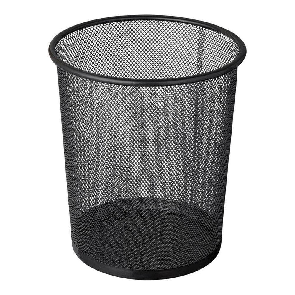 Lixeira Metal Aramado Telada Cesto Lixo Escritório 9Lts