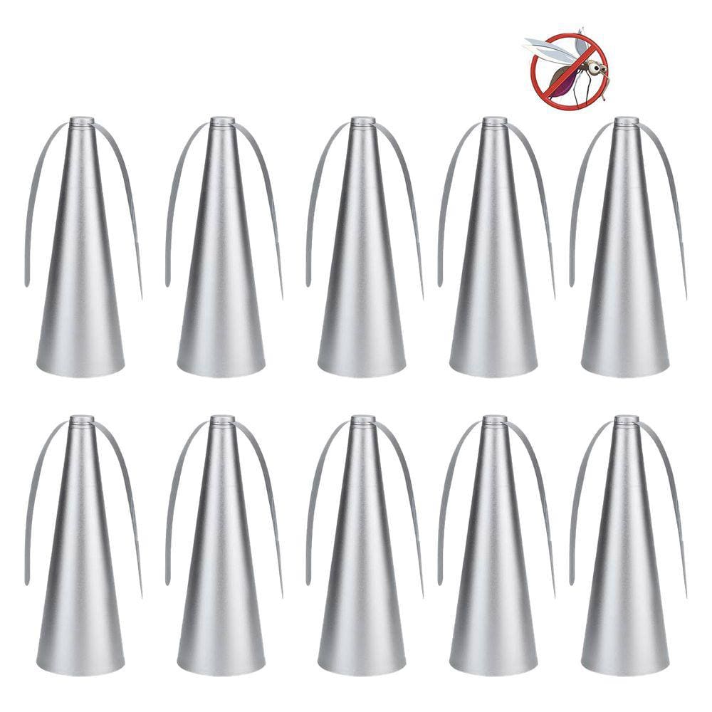 Repelente Ventilador Kit 10 Unidades Afasta Inseto Mosca Mosquito Jardim Casa Quintal Ar Livre Piquenique Lazer Silencioso