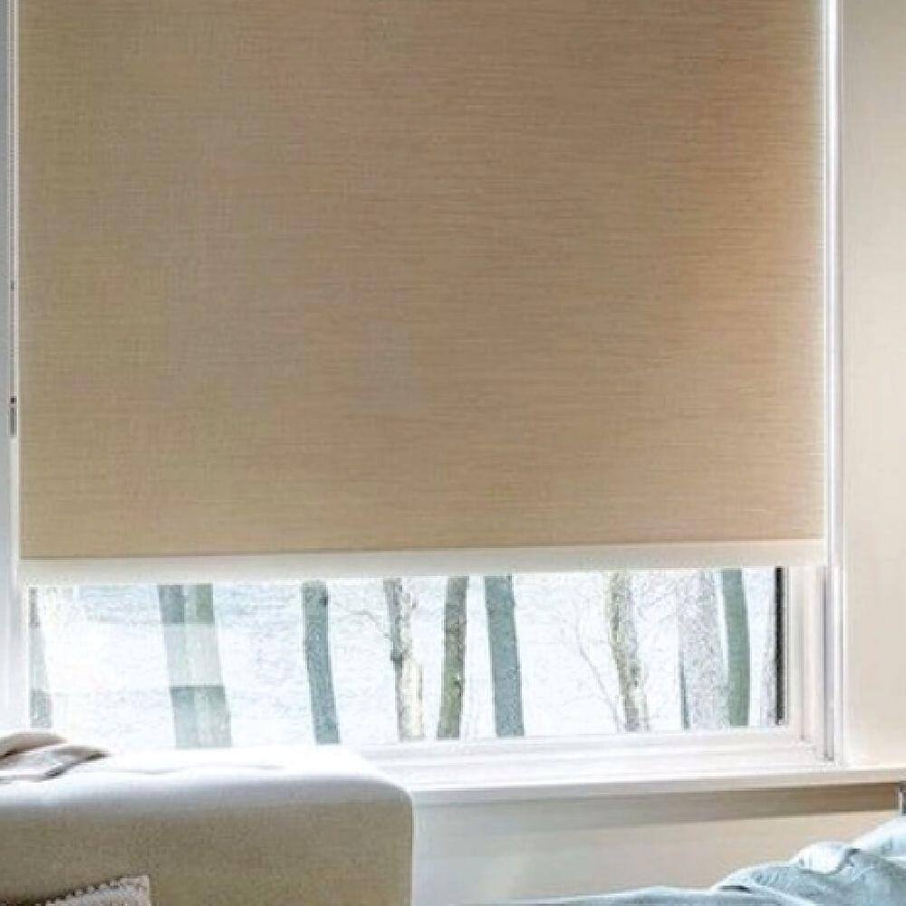 Persiana Rolo Blackout Bege - 1,60m x 1,90m