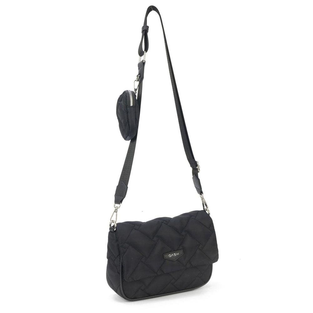Bolsa Transversal Feminina Nylon Gash Bg72607 Matelassê