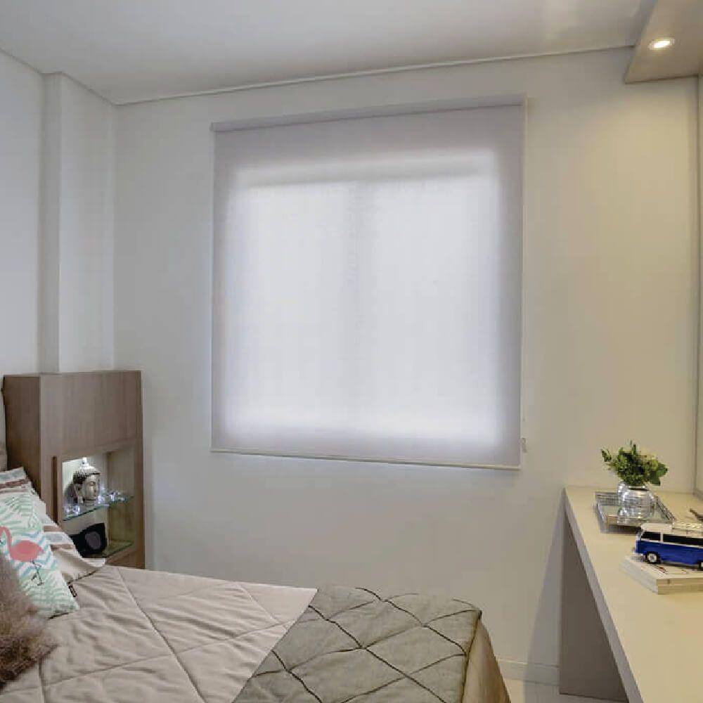 Persiana Rolo Screen 3% Cinza - 2,30m x 2,90m