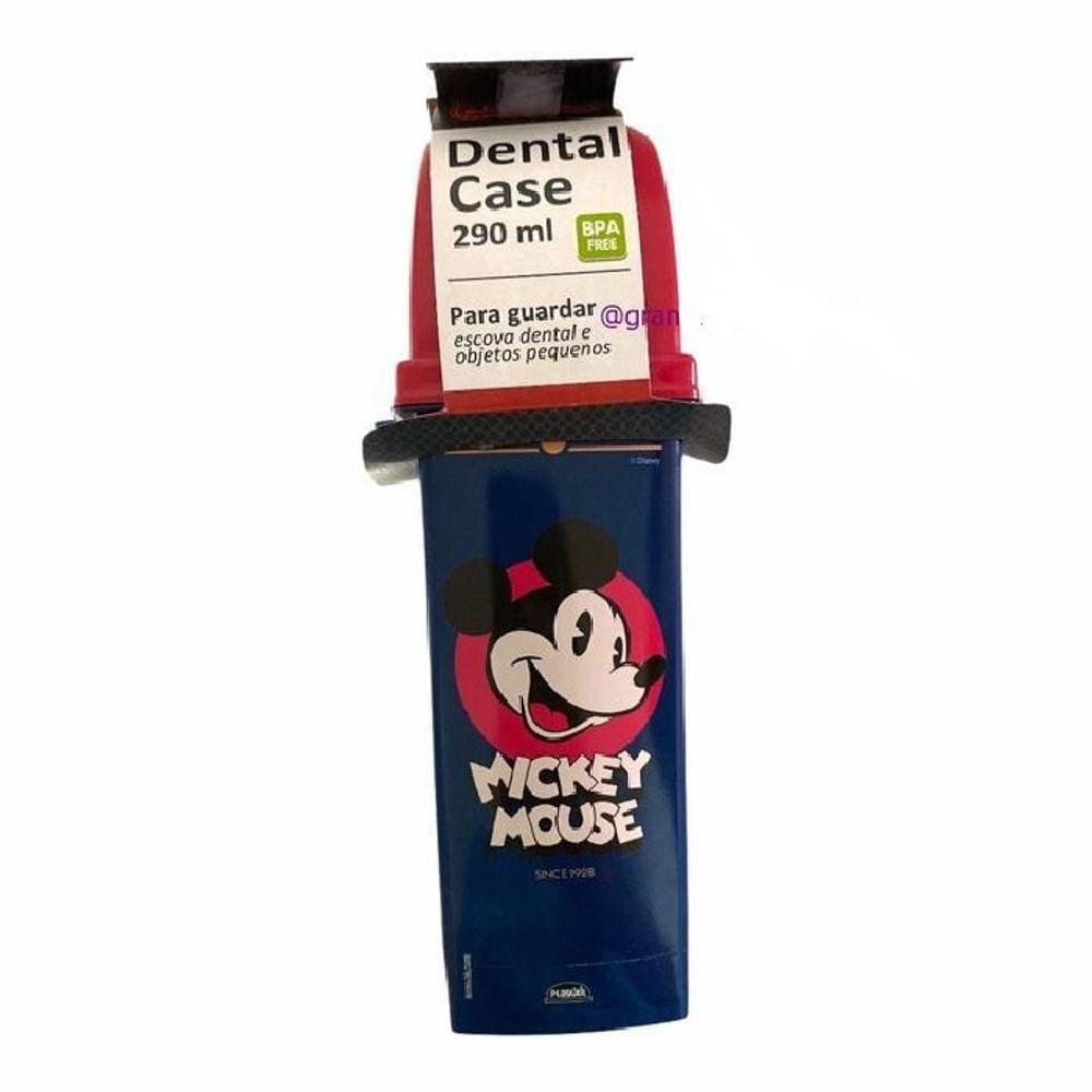 Estojo Escolar Porta Escova De Dente Case Mickey Mouse