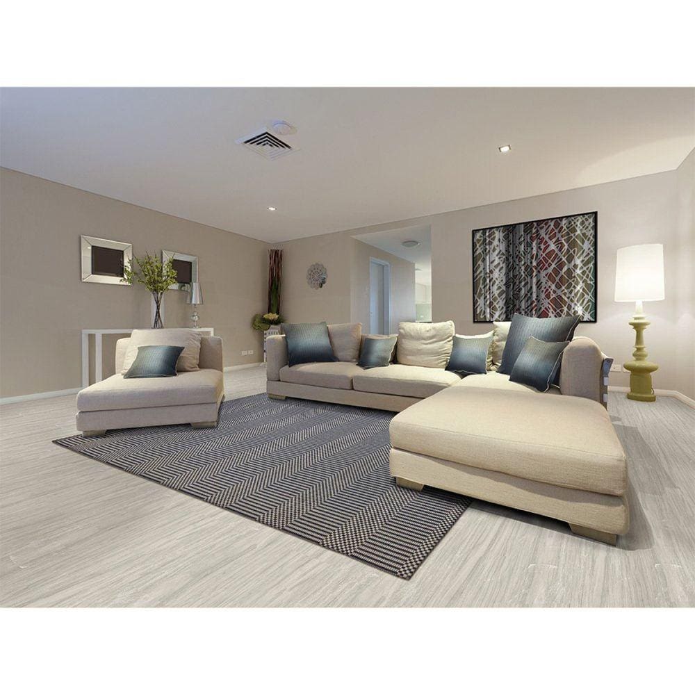 Tapete 192x250cm Serido São Carlos L.Grey/Navy 21409A