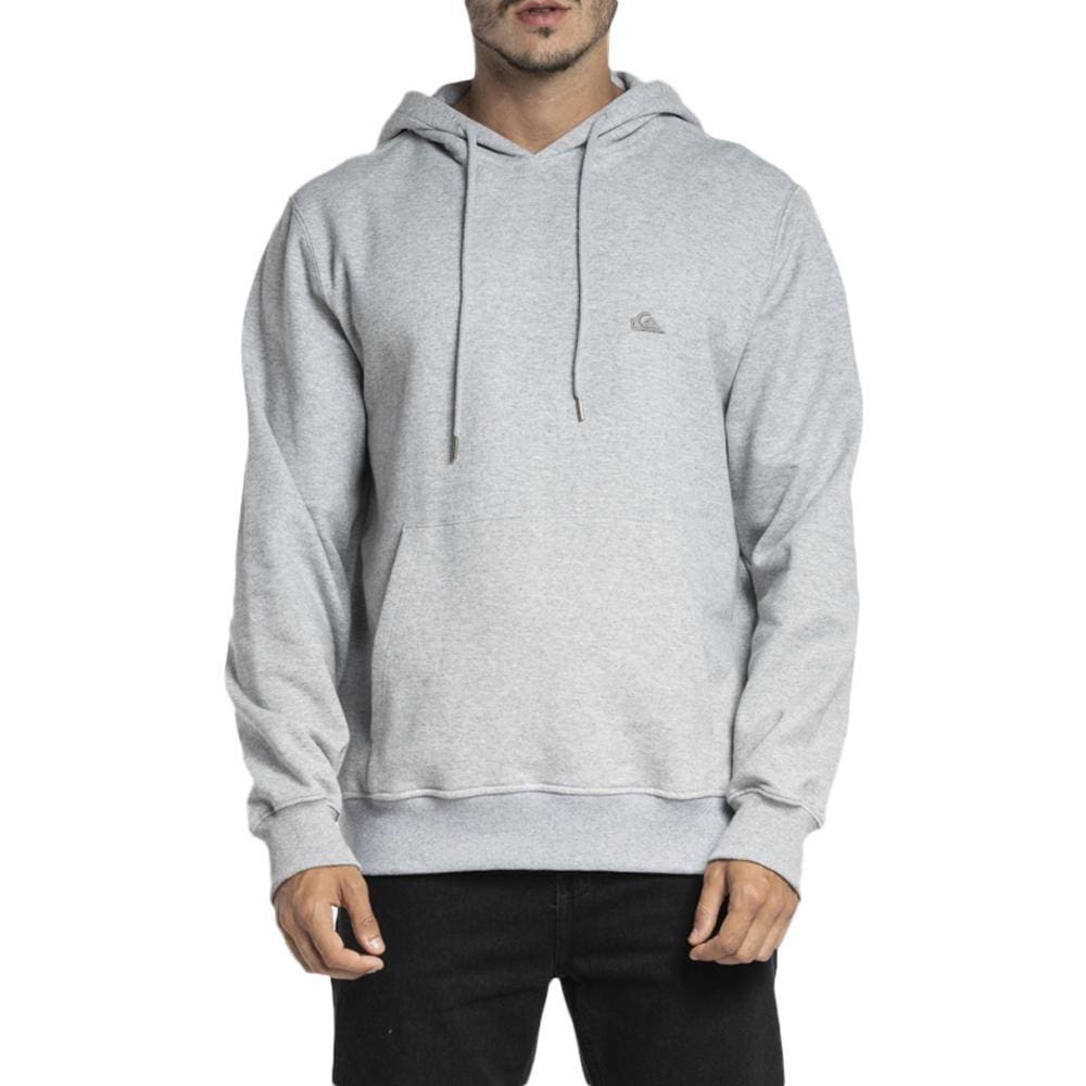 Moletom Quiksilver Canguru Embroidery WT23 Masculino Cinza