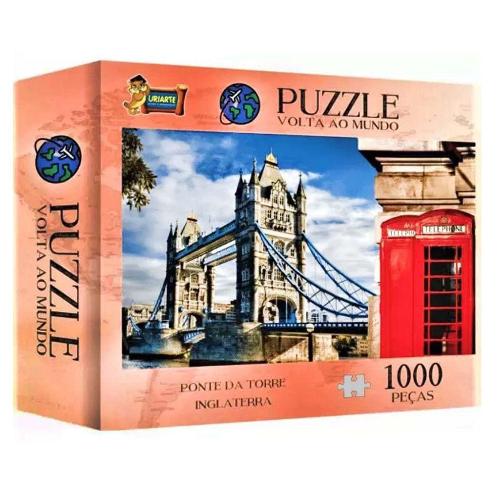 Quebra-Cabeça Volta ao Mundo Inglaterra - 1000 Peças