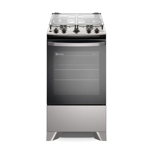 imagem-Fogão Electrolux 4 bocas Efficient com PerfectCook Prata (FE4IS) - Bivolt