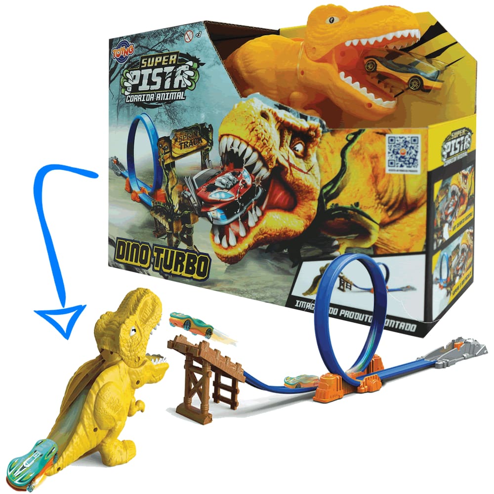 Pista hot wheels dinossauro