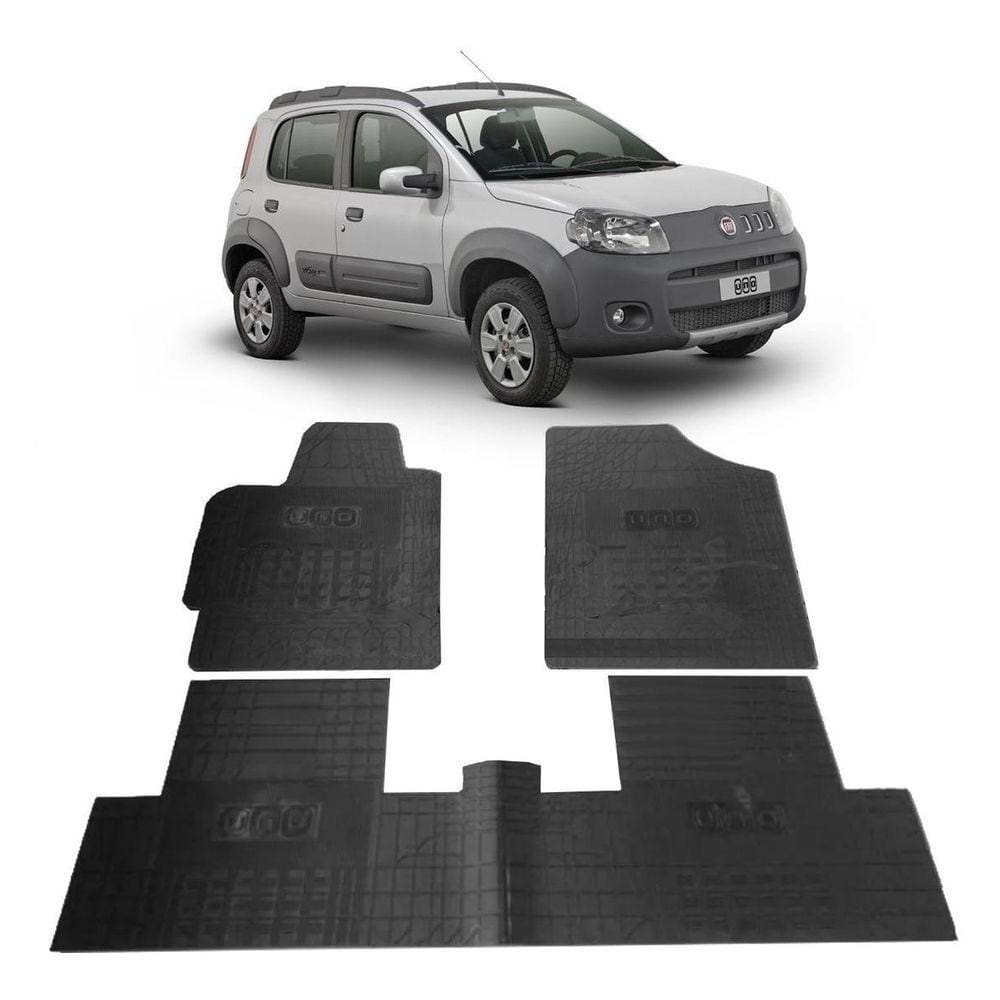 Jogo Tapete Interno Reforçado Fiat Uno Vivace 2014 A 2019
