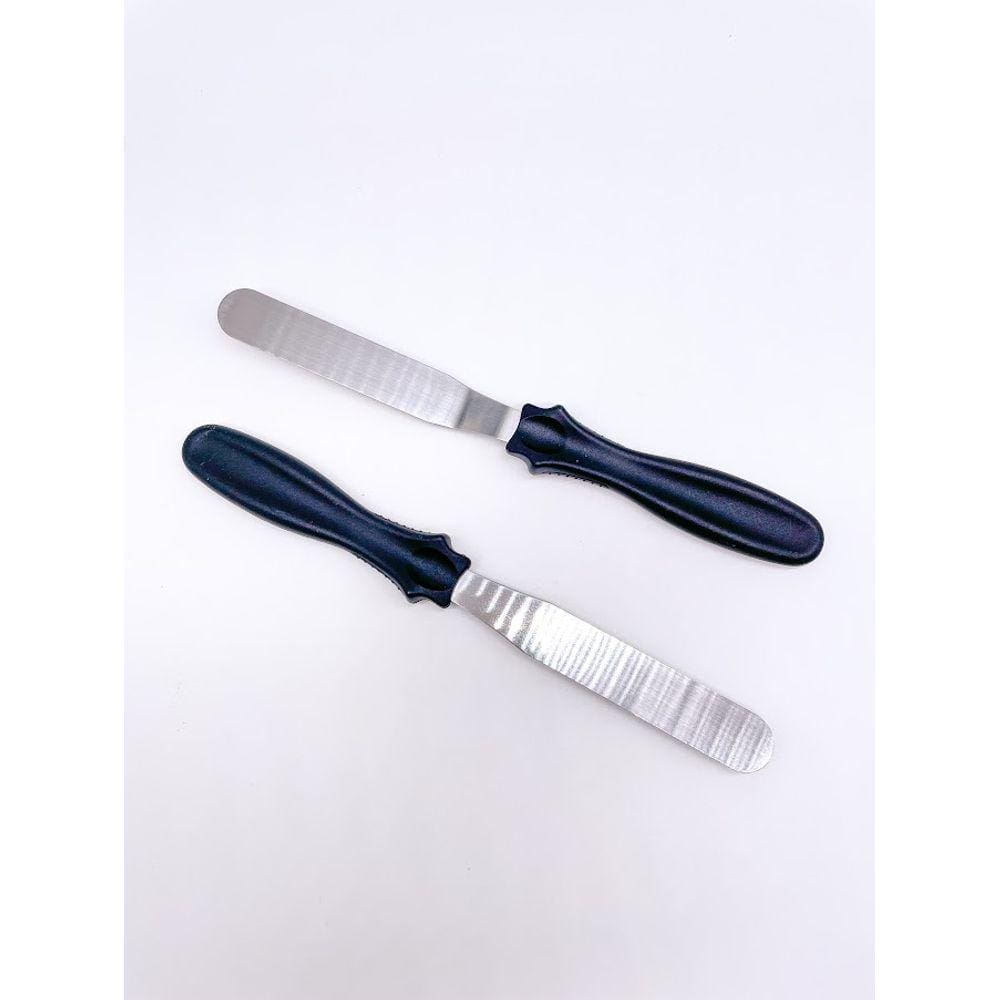Conjunto De 2 Espátulas Em Inox Para Confeitarias