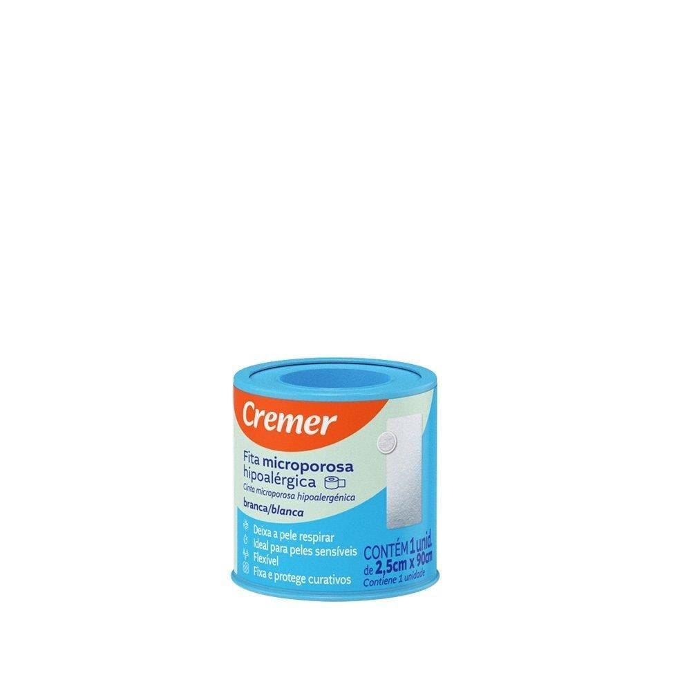 Fita Microporosa Cremer Branca 2,5Cmx4,5M 12X1