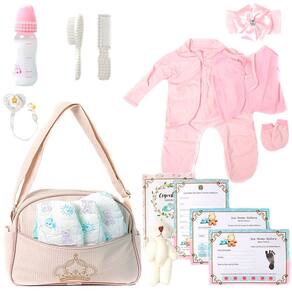 Roupa boneca reborn conjunto zoo laco de fita extra extra extra, extra