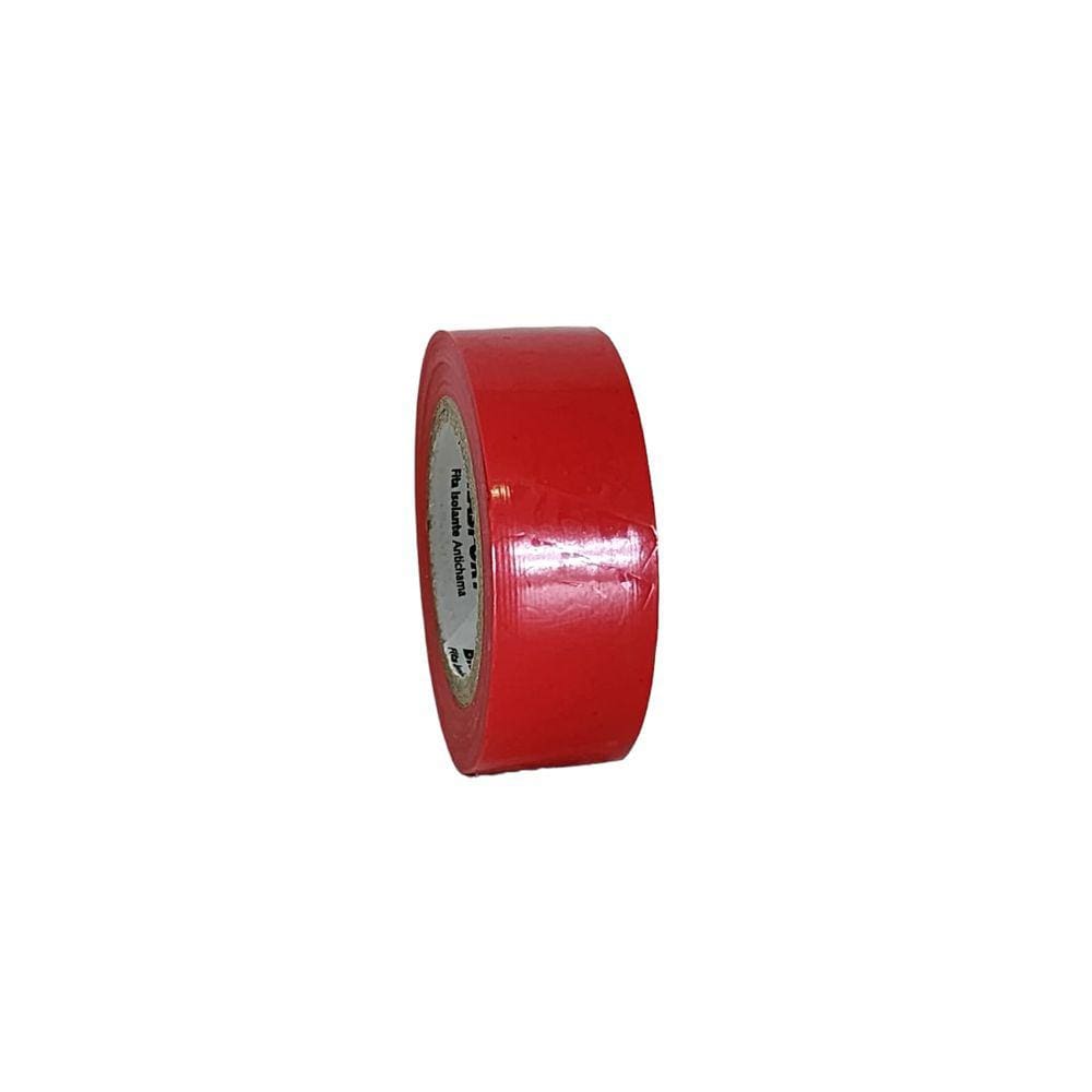 Fita Isolante Antichama 19mmX10m Vermelha