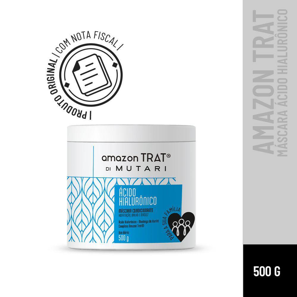 Máscara Hidratação Ácido Hialurônico AmazonTrat 500g