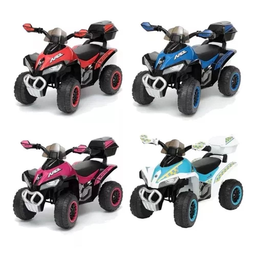 Mini Quadriciclo Infantil Elétrico Importway Até 25 Kg 6v Bivolt Com Luz E Som
