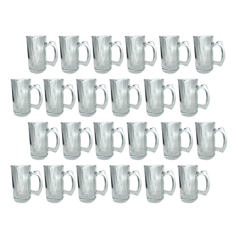 Caneca Vidro Grosso Cerveja e Chopp 380ML Restaurante 24UN
