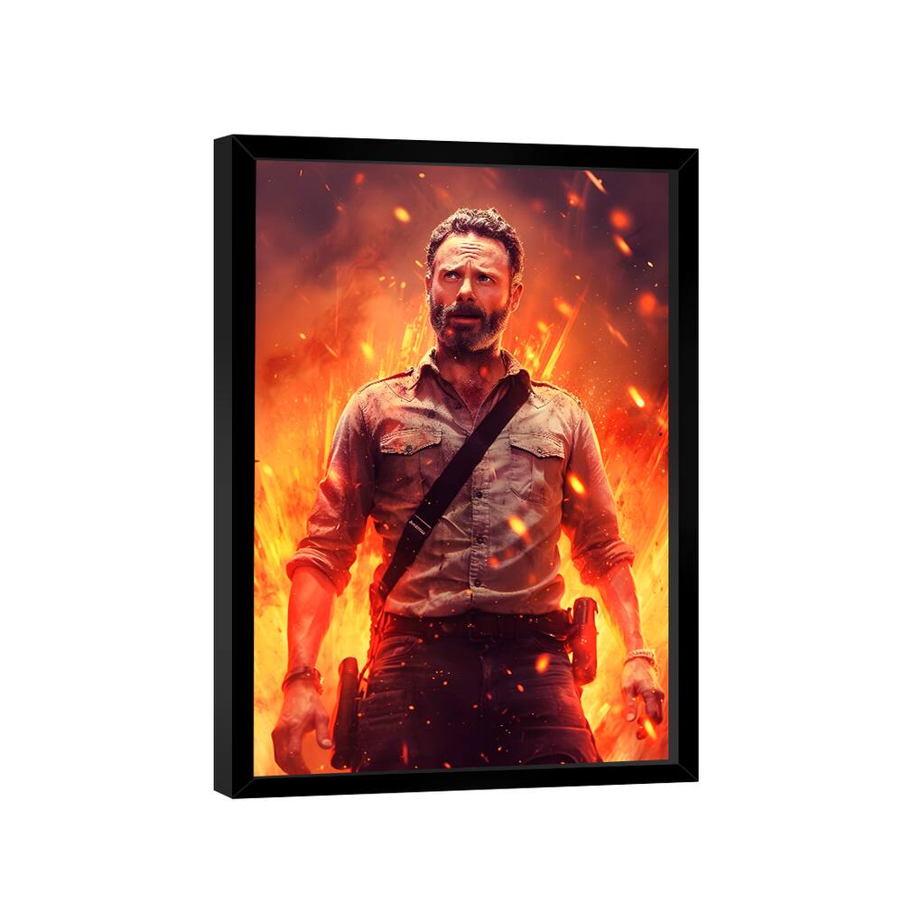 Quadro Rick Grimes -- BR ARTES