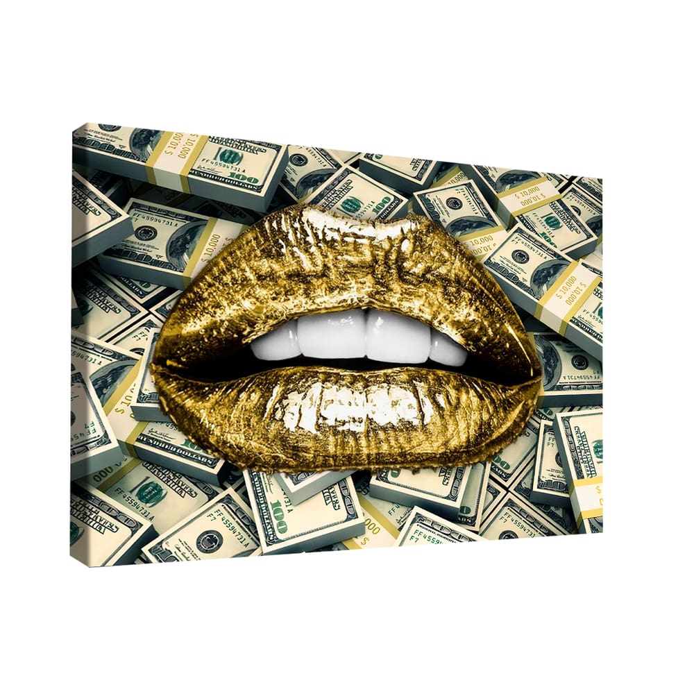 Quadro Mouth Dollars -- BR ARTES