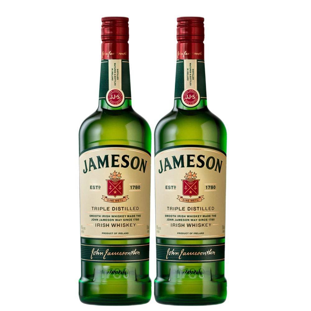 Whisky Jameson Tridestilado 750 Ml - 2 Unidades