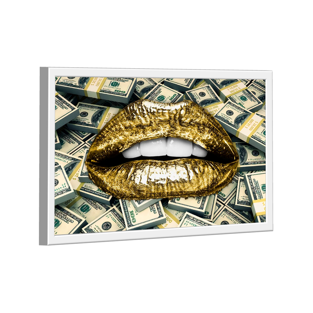 Quadro Mouth Dollars -- BR ARTES