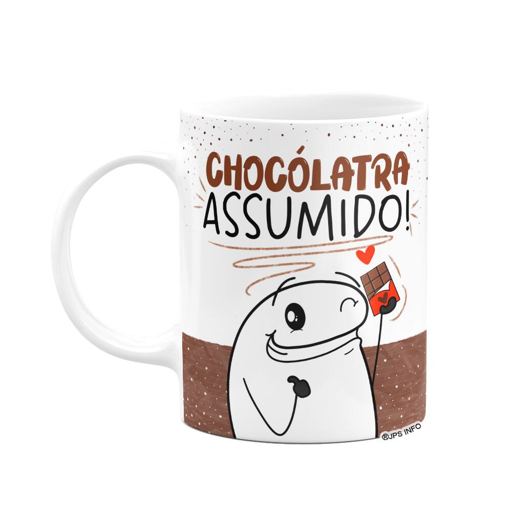 Caneca Divertida Flork - Chocólotra assumido