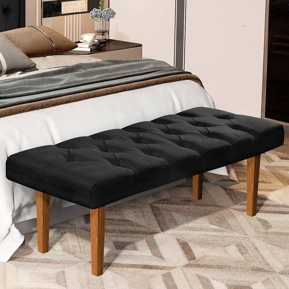 Recamier Quarto Sala Banco Paris 130cm Suede Pavia