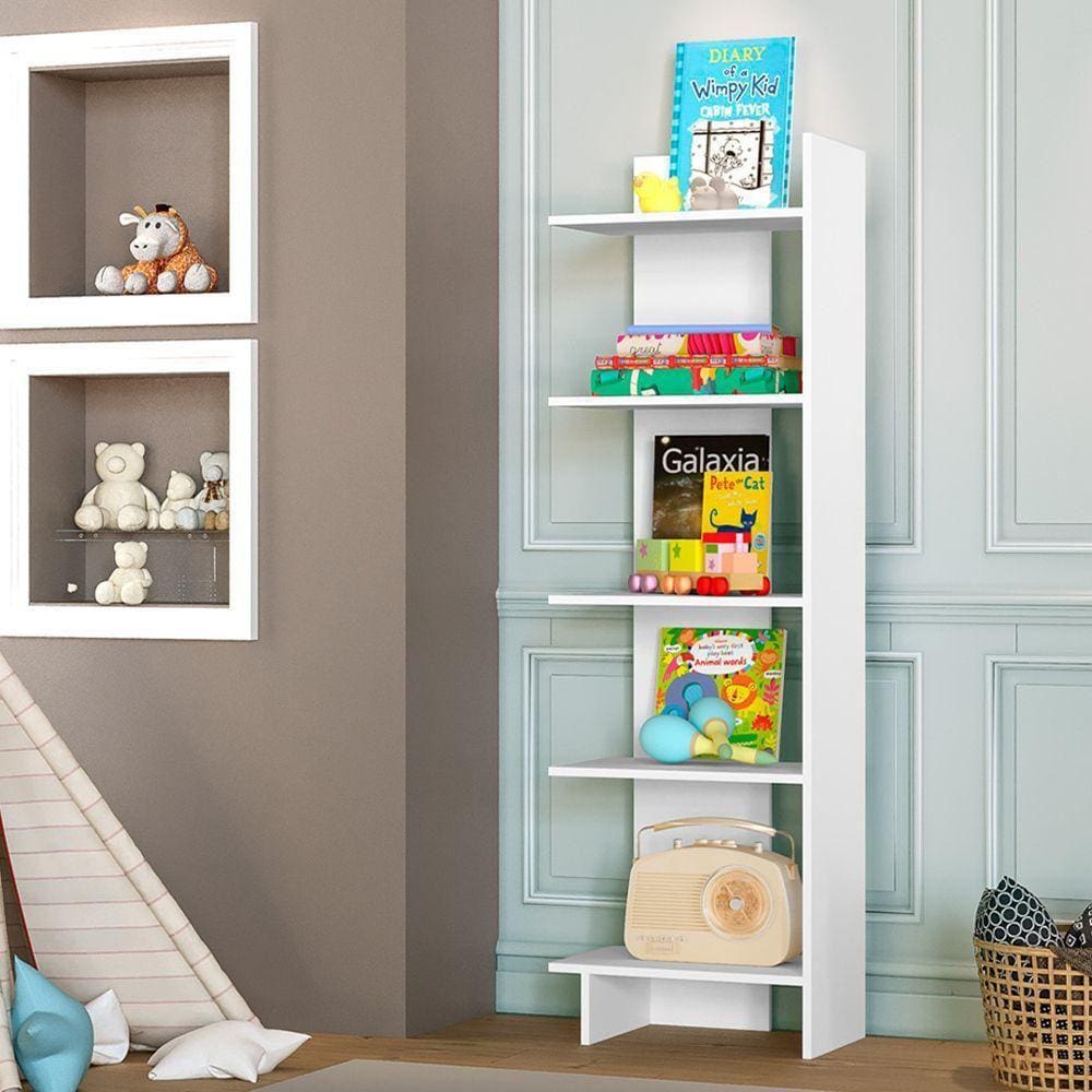 Estante Bella 5 Prateleiras - Branca