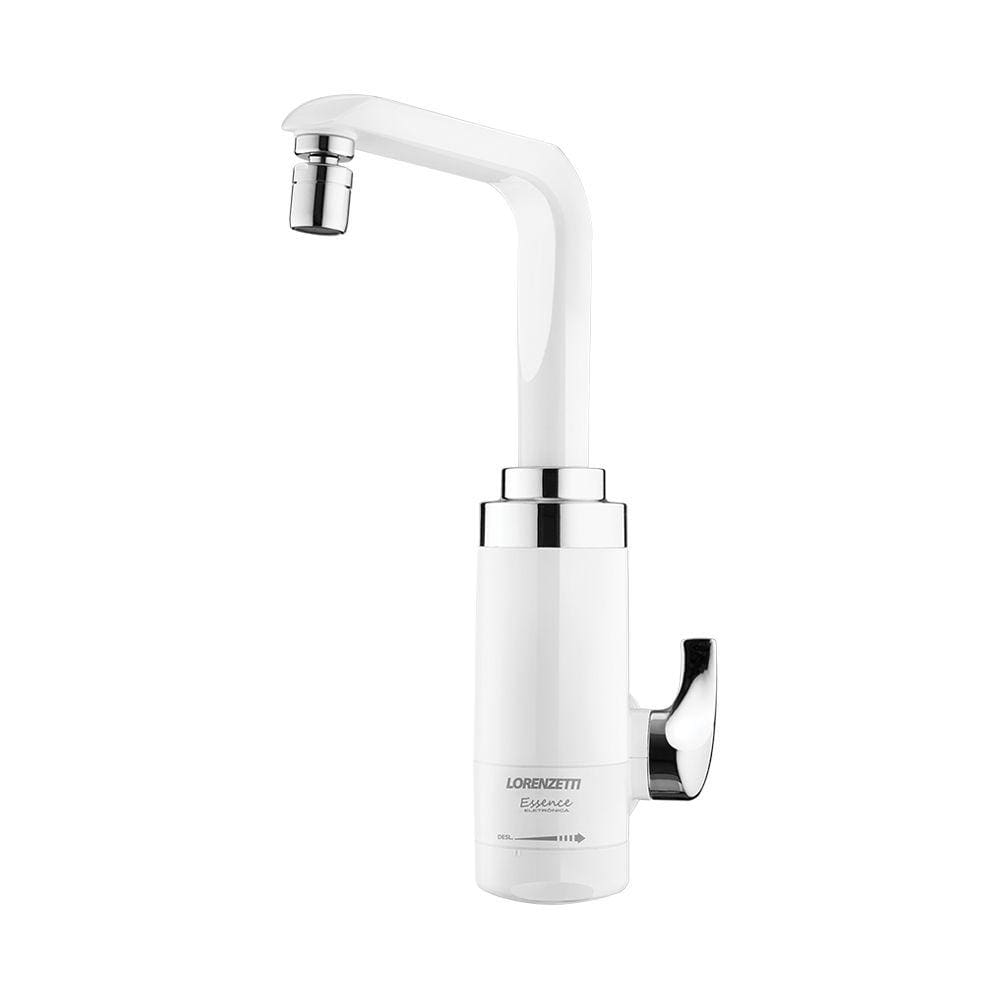 Torneira Elétrica Lorenzetti Essence de Parede Branca/ Cromada - 127V - Único